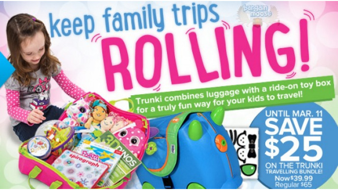 Mastermind Toys: Trunki Travel Bundle $39.99