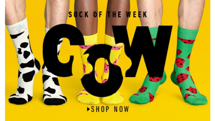 HS Sweden: Buy 4 Items Get 1 Cow Pair of Socks Free