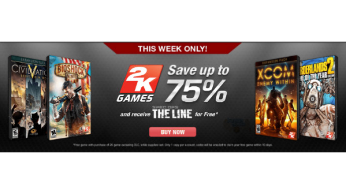GameFly: Free Copy of Spec Ops: The Line when you Buy a 2k Game at up to 75% off!