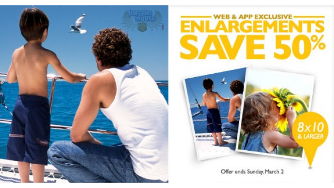 Blacks Canada: Save 50% on Enlargements Online Only
