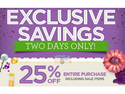 Michaels Canada Printable: 25% Off Everything In-Stores (Incl. Sale Items!)