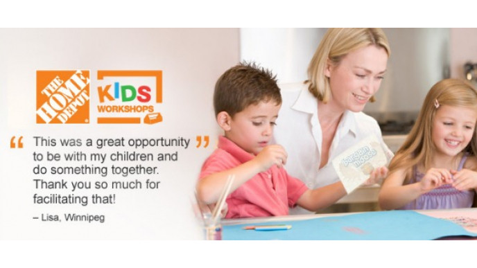 The Home Depot Canada: Free Kids Workshop on Saturdays