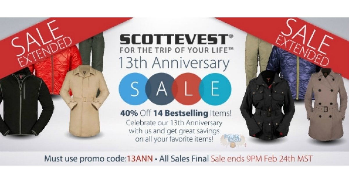 Scottevest Promo Code 40 off 14 Best Selling Technology Enabled