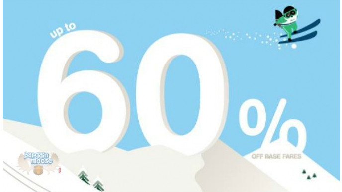 Porter Airlines: Flights 60% Off