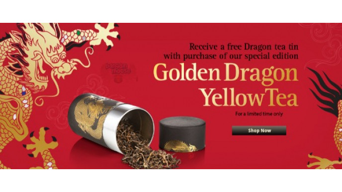 Teavana: Free Dragon Tin With Purchase of Golden Dragon Yellow Tea