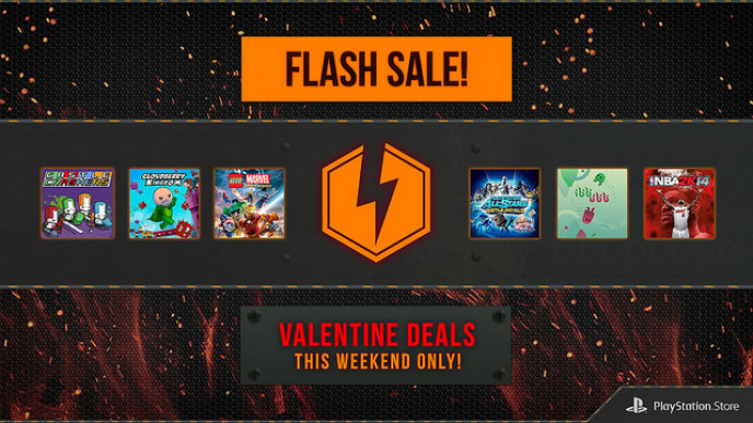 Sony Entertainment Network: Valentine's Weekend Sale - Up to 75% Off