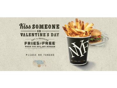Free Fries at South St. Burger Co Today – and it’ll only cost you a kiss! 