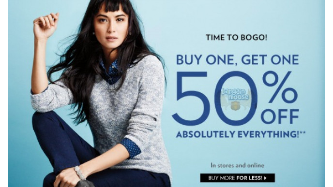 Reitmans Canada: BOGO 50% Everything