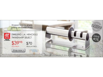 House of Knives Canada: Henckels TwinSharp Duo $40 (Save $30)