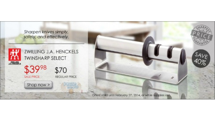 House of Knives Canada: Henckels TwinSharp Duo $40 (Save $30)