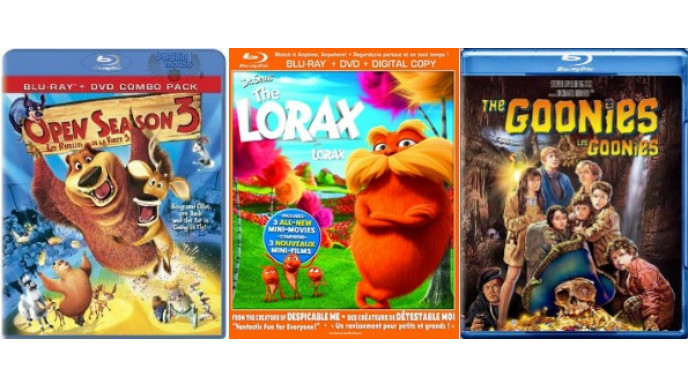 Amazon Canada: Kid's Blu Ray Movies Under $10