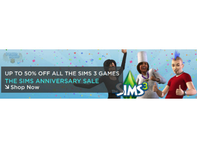 EA Origin: The Sims 10th Anniversary Sale - FREE Town Stuff Pack + Up to 75% off The Sims 3 Games
