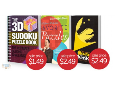 Book Outlet Canada: Extra 50% Off 50 Puzzles & Games