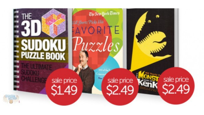 Book Outlet Canada: Extra 50% Off 50 Puzzles & Games
