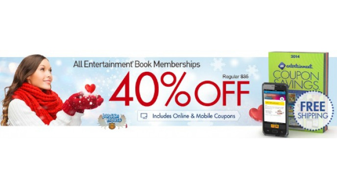 Entertainment Book: All Books 40% Off + Free Shipping