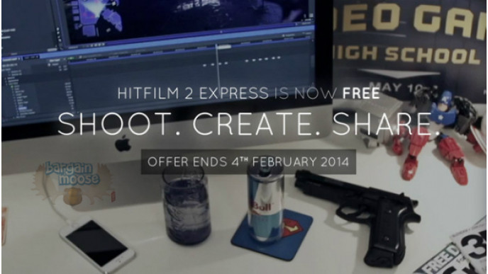 HitFilm 2 Express Video Editor Completely FREE - $150 Value!