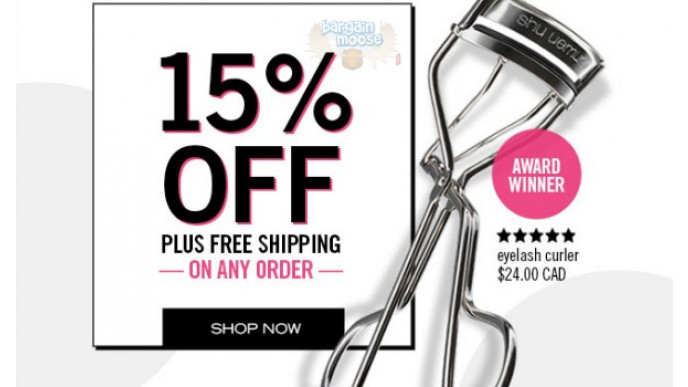 Shu Uemura Promo Code: Save 15% & Get Free Shipping with Eyelash Curler Purchase