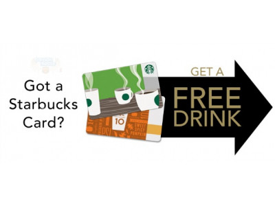 Starbucks Canada: Free Drink when you Register Your Starbucks Gift Card