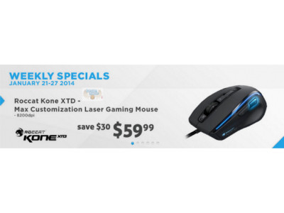 CanadaComputers: ROCCAT Kone XTD for only $60 (Save $30)