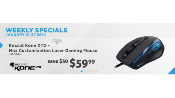 CanadaComputers: ROCCAT Kone XTD for only $60 (Save $30)