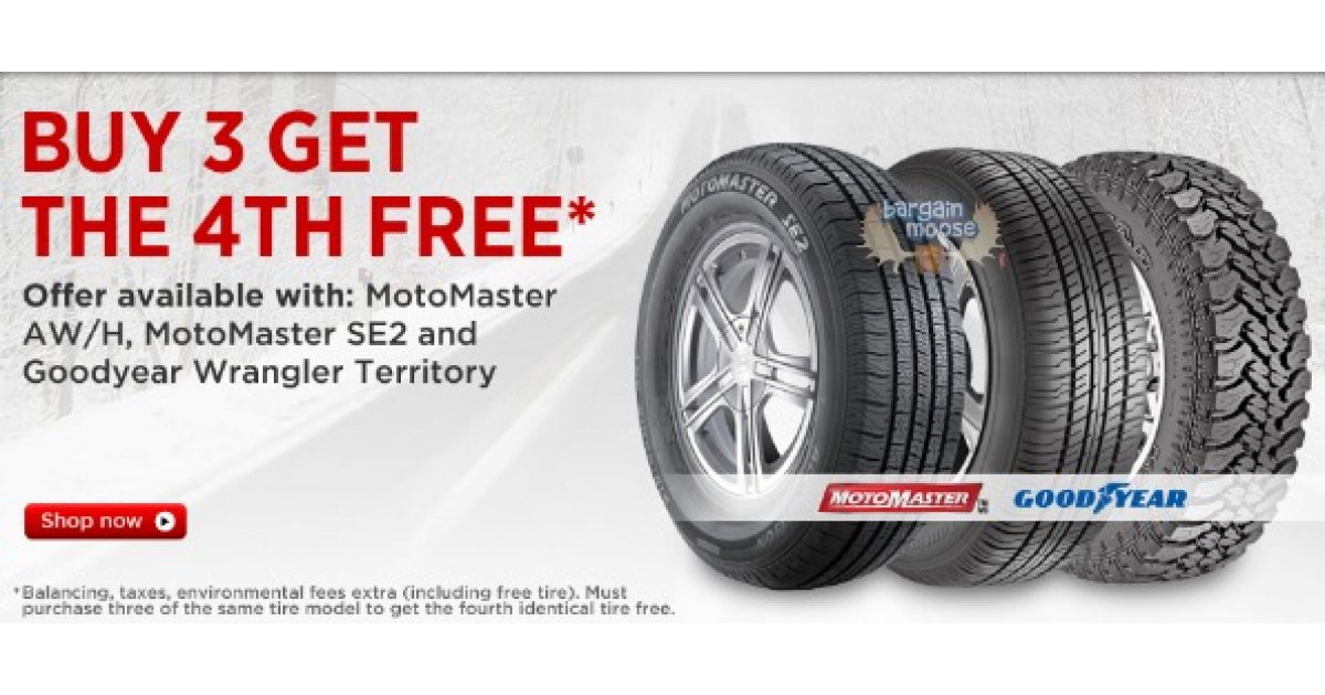 Canadian tire tire sales deals