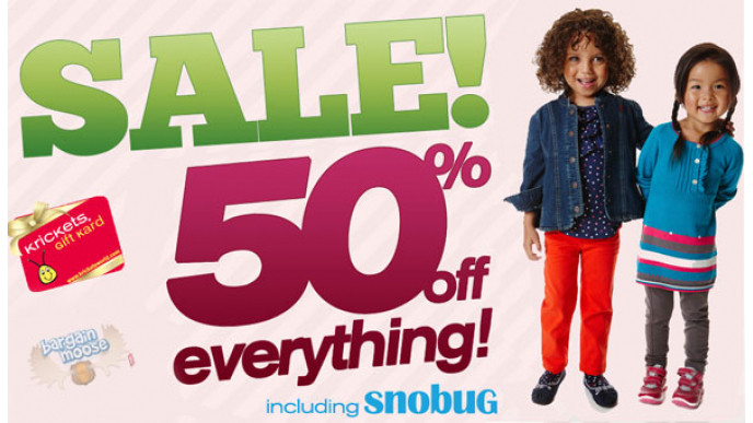 Krickets World Canada: Enjoy 50% Off Sitewide (EXPIRED)