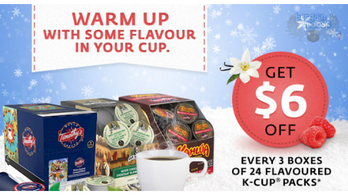 Keurig Canada: Save $6 When You Buy Three 24 K-Cup Boxes of Flavoured Coffee