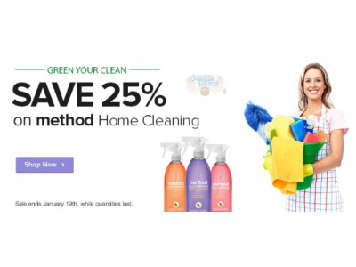 Well.ca: 25% Off Method Home Cleaning Products