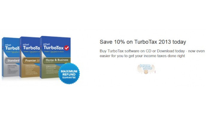 TurboTax Canada: 10% Off 2013 Tax Software