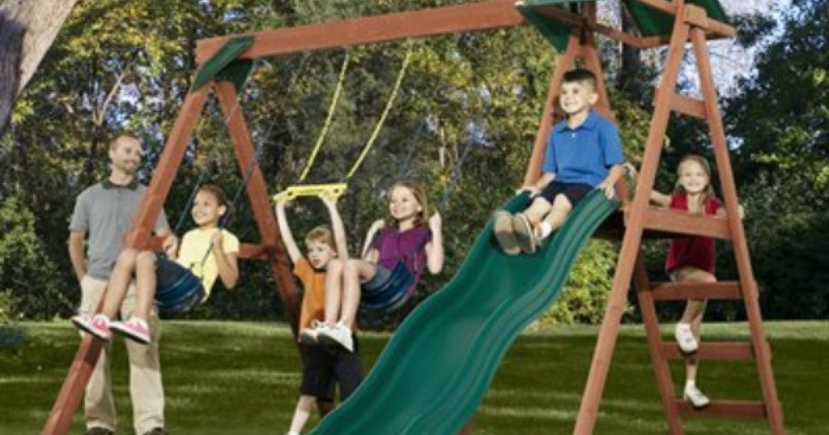 Lowes Canada Swing & Slide Set Only 283.50