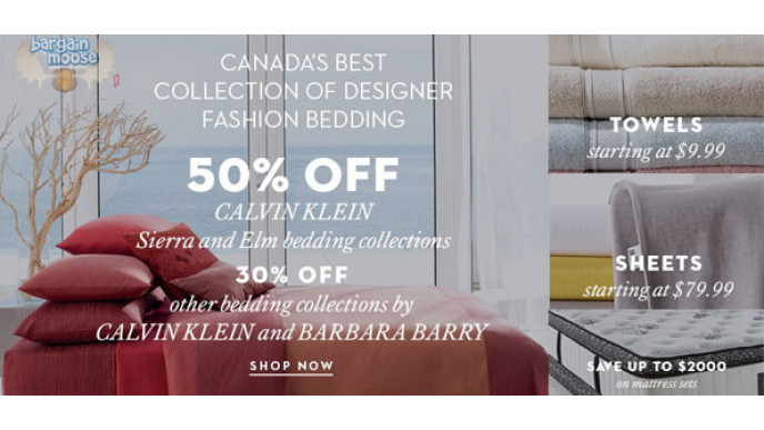 The Bay Canada: White Sale Back On With Up To 50% Off Designer Bedding 