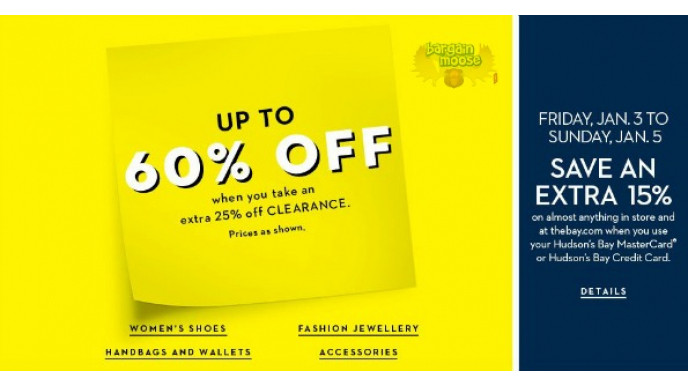 The Bay Canada: Up To 60% Off Clearance