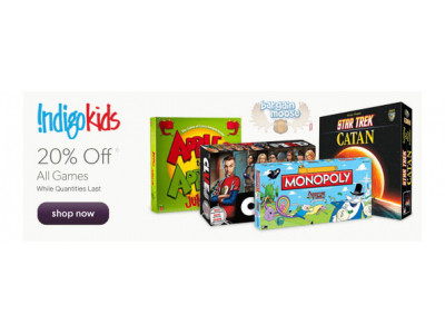 Chapters Indigo Canada: 20% Off Board Games