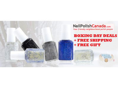 NailPolishCanada.com Boxing Day Deals + Free Shipping + Free Gift With Every Order