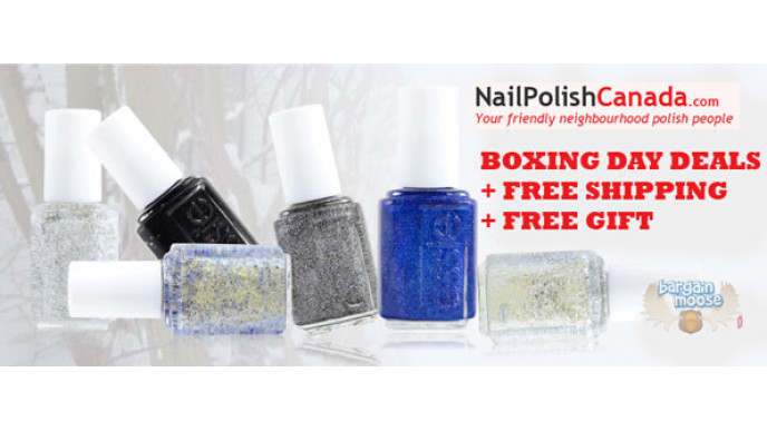 NailPolishCanada.com Boxing Day Deals + Free Shipping + Free Gift With Every Order