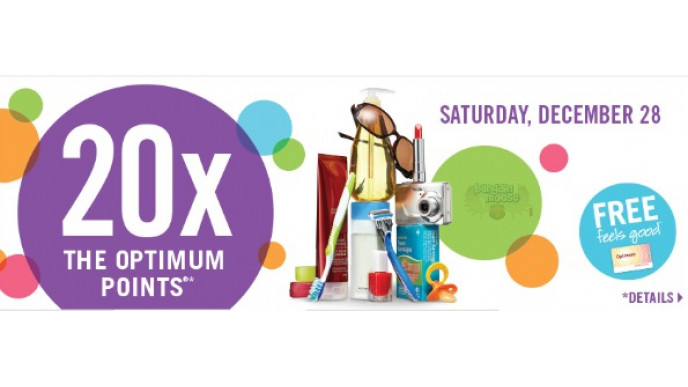 Shoppers Drug Mart Canada: 20x Points On December 28th