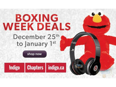 Chapters Indigo Canada: Boxing Day Deals