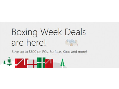 Microsoft Canada: Boxing Day Sales