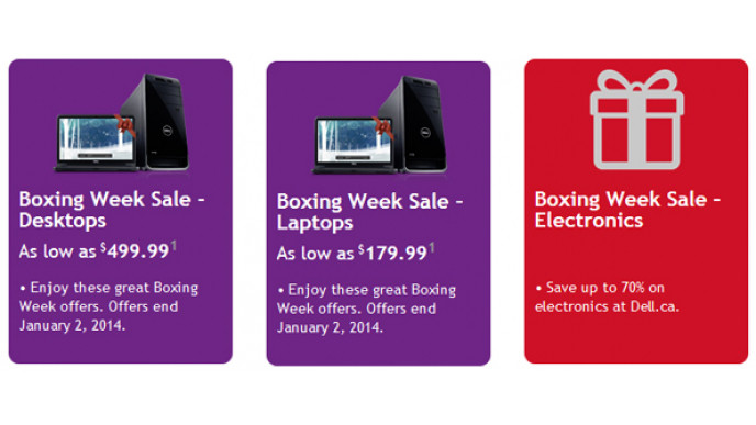 Dell Boxing Week Deals On Now!