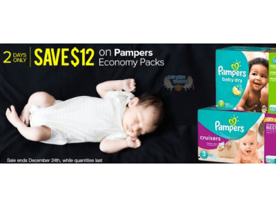 Well.ca Canada: $12 off Pampers Economy Pack