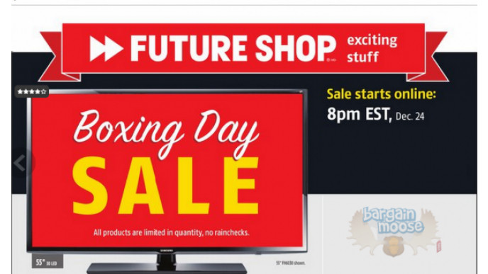 FutureShop Canada: Boxing Day Deals & Flyer