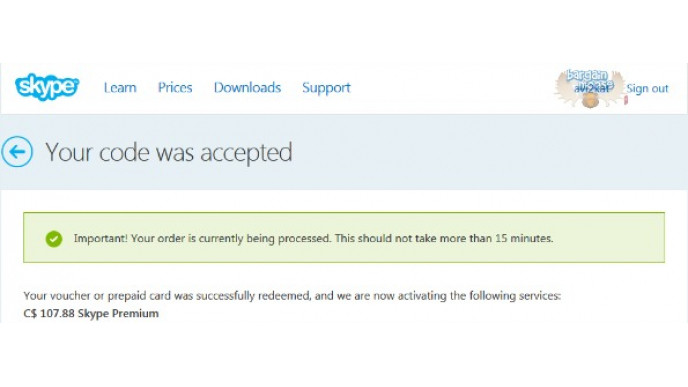 Canadian Freebie: Free 1 Year Skype Premium ($107.88 Value) - Expired!