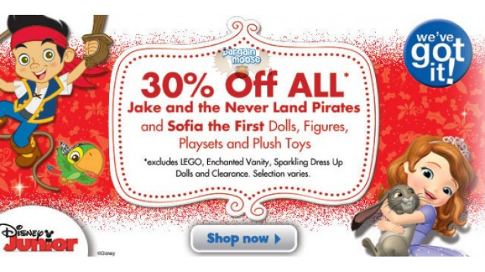 Toys R Us Canada: 30% off Jake & The Neverland Pirates (Expired)