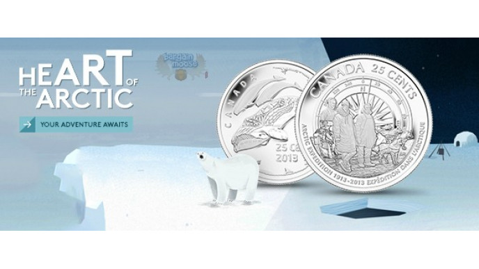 The Mint: Arctic Exploration 12 x 25 Cent Pack - $3 + Free Shipping