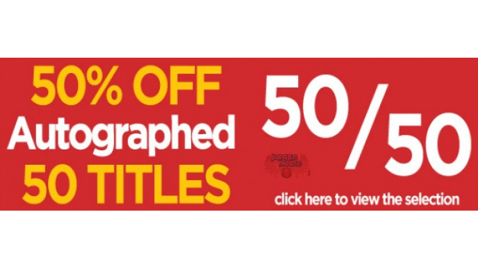 Book Outlet Canada: 50% Off 50 Autographed Books
