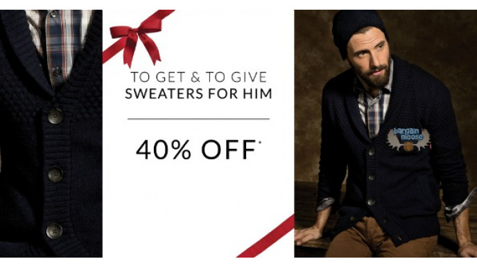 RW&Co.: Men's Sweaters 40% Off