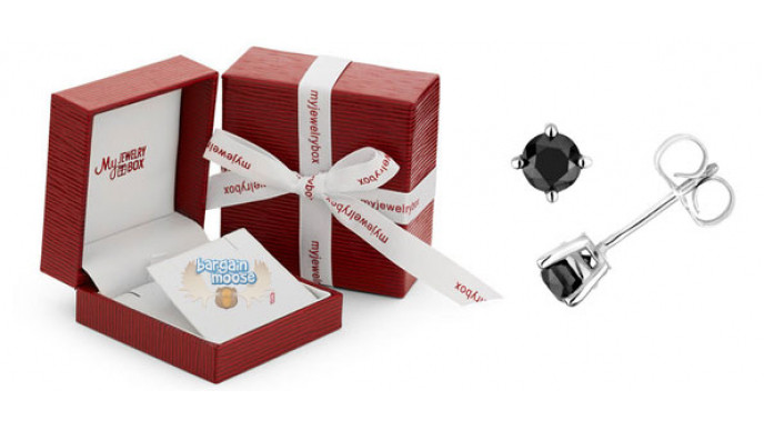 MyJewelryBox.com: 76% Off Black Diamond Stud Earrings - Now Just $49.99 (Reg. $200) (EXPIRED)