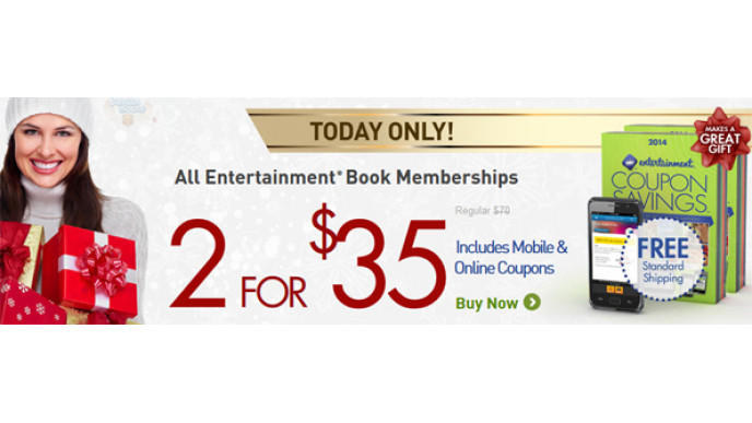 Entertainment Book: 2 For $35 & Free Shipping