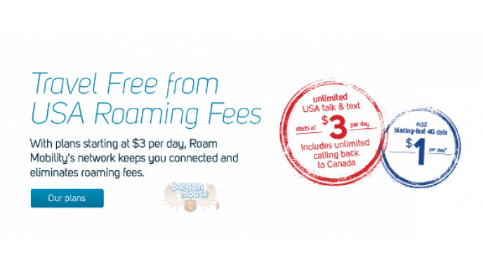 Roam Mobility: Super Cheap Talk+Text+Data Plans for Travelling to the U.S. 