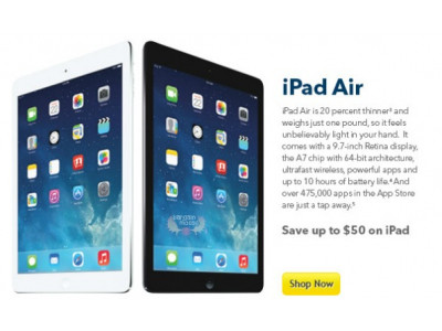 Best Buy Canada: iPad Up To $50 Off